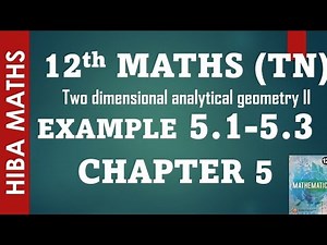 12th maths chapter 5 example 5.1-5.3 tn syllabus hiba maths