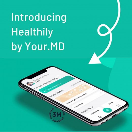 7.5K views | We’re relaunching our app as Healthily, with new features coming soon, including wellbeing hubs to help manage and boost your everyday health. Click the link below to download Healthily or if you have the existing Your.MD app, look out for an update. www.livehealthily.com | Healthily | Facebook