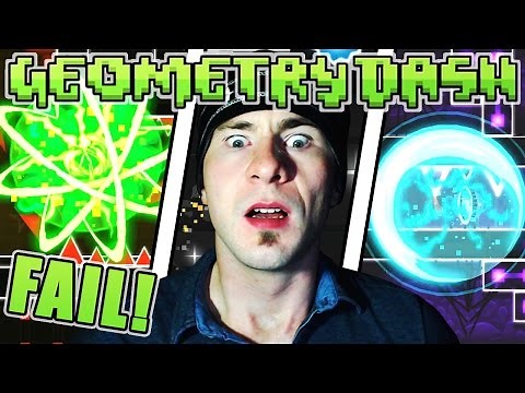 EVW Geometry Dash FAIL/FUNNY MOMENTS Montage (2014 - 2017)