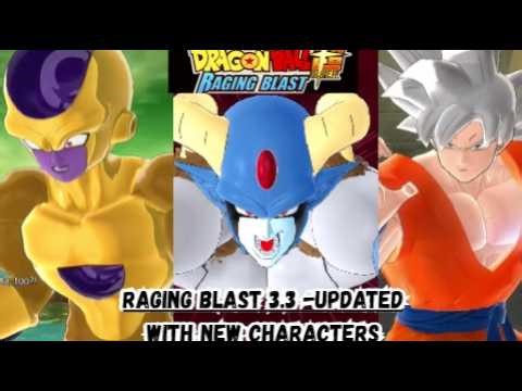 RAGING BLAST 3.3 -UPDATED WITH NEW CHARACTERS:DRAGON BALL RAGING BLAST 2 GAMEPLAY#ragingblast2 #dbz