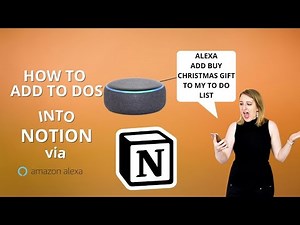 Amazon Alexa + Notion: Adding To Dos into Notion via Amazon Alexa & IFTTT (NOTE: Outdated recipe)