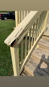 #smartcore talbot oak floor install in bathroom, new toilet installed and quarter round installed around perimeter to hide expansion gap. Outside we put a bandaid on the deck for the season as plans are being finalized for a possible edition to the home! | Moes Remodels