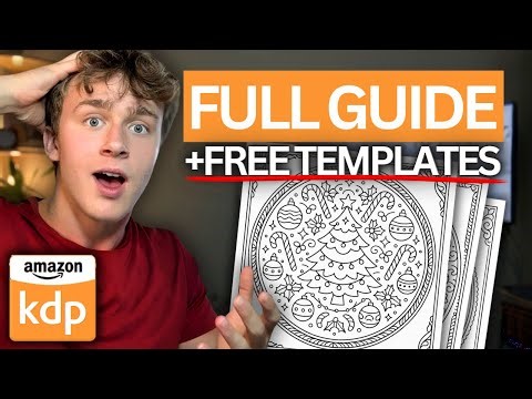 How to Make Coloring Books for Amazon KDP (FULL GUIDE + FREE TEMPLATES)