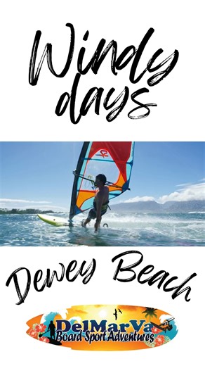 Windsurfing lessons available daily (weather permitting) in September in Dewey Beach, DE. The water's still warm and it's shallow too. #windy #windsurf #windsurfing #winds #windsurfers #deweybeachde #bayresortwaterfronthotel | Delmarva Board Sport Adventures