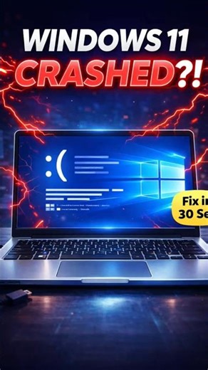 Windows 11 CRASHED?! Fix Blue Screen FAST!
