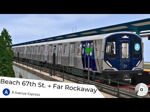 OpenBVE - BEACH 67TH ST. to FAR ROCKAWAY (New York City Subway (A) Line)