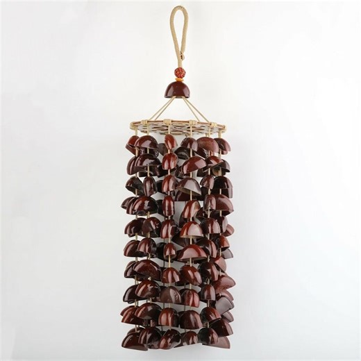 19.5 in Large Hand Fruit Shell Wind Chimes, 121pcs Pala Made, Natural Vocals, Can Be Relax the Mind, Dress up the Courtyard, Balcony. - Etsy Canada