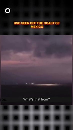 Shocking Footage: UFO Caught On Camera Off The Coast Of Mexico! #shorts #alien #trending #ytshorts