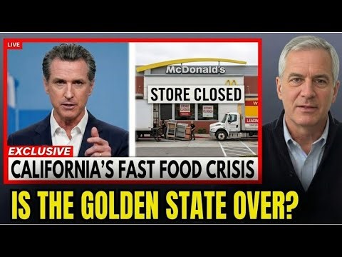 Governor Of California FINALLY RESPONDS After McDonald’s LEAVES California Locations | Alex Lawson