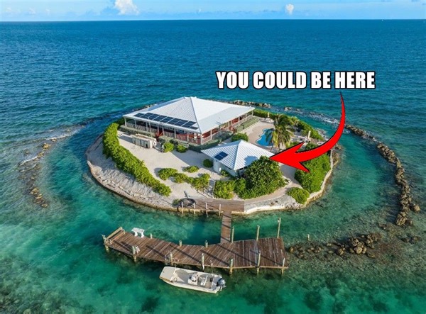 This Island Is a Private, Self-Sufficient Paradise With Modern Features Like a Helipad