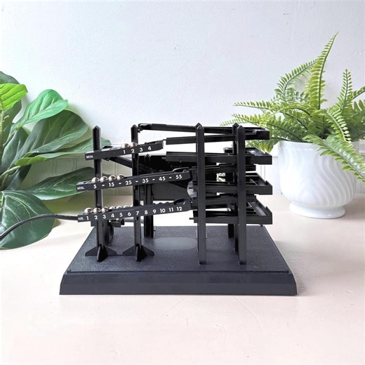 Rolling Ball 1978 Working Clock, Vintage MCM Mid Century Arrow Kinetic Marble Desk Clock, Handicraft Model 675 - Etsy Canada