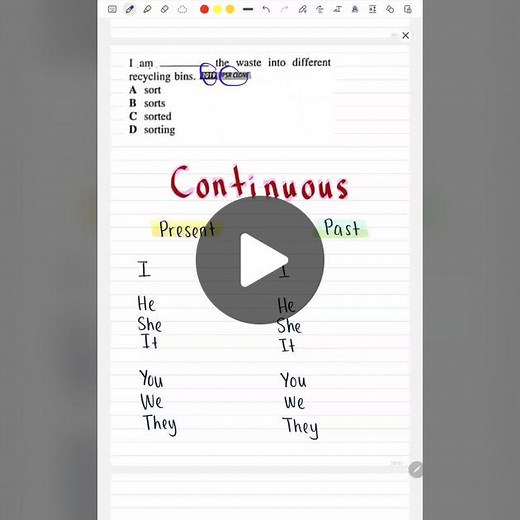 Understanding Present and Past Continuous Tense | Online Grammar Class