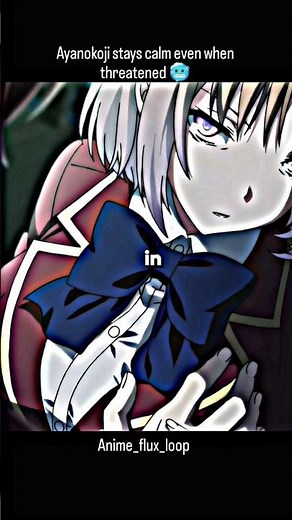 Ayanokoji stays calm even when threatened 🥶 #anime #animeshorts #shorts #Ayanokoji #COTE