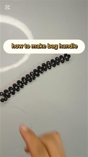 how to make beaded bag handle complete tutorial easiest steps