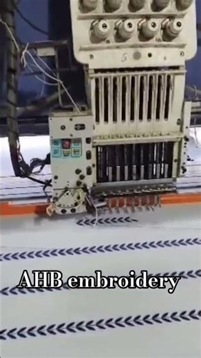 Computer Embroidery Machine Work | Full Design Process