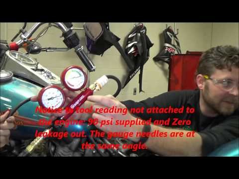 How to perform a cylinder leakdown test: Demo on Harley Shovelhead EVO TWIN CAM