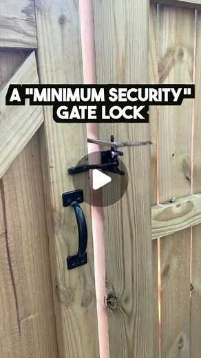 Andrew Thron | How to secure your Backyard! In this video, I replace my standard gate latch with a @yardlock gate latch for some additional security.... | Instagram