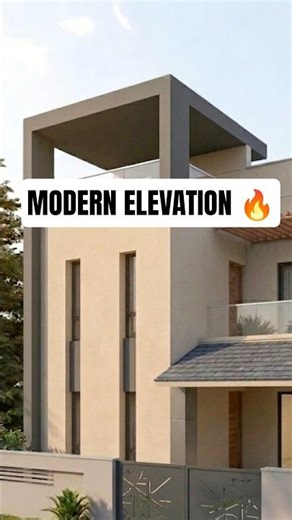 Modern House Elevation 🔥 Simple & Classy Home Design #shorts