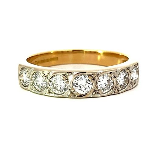 Stunning 1 00ct Diamond Seven Stone Eternity Ring