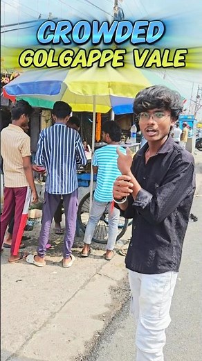 INDIAN🇮🇳 Crowded Vs Non-Crowded Golgappe⚡️ || #shortvideo #shorts #viral #golgappa #shortsfeed