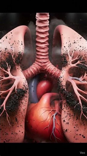 impact of active smoking 🚬🚭 #science #anatomy #3danimation #sciencefacts #animation #asmr