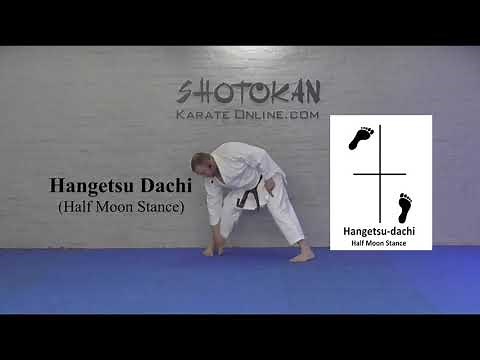 Hangetsu Dachi Shotokan Karate Stances