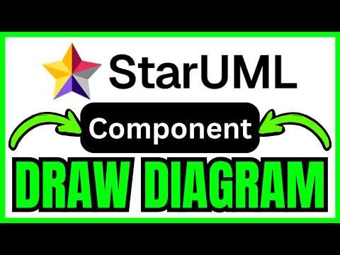 How To DRAW Component Diagram In StarUML (QUICK & EASY) 2026