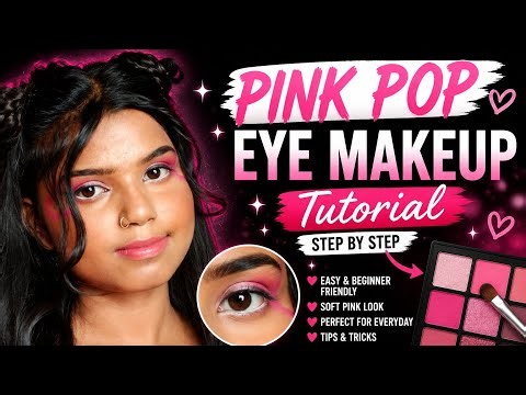 Pink Aesthetic Makeup Look 💖 Easy Step By Step Tutorial