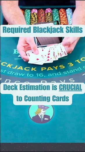 Practice deck estimation in blackjack for card counting