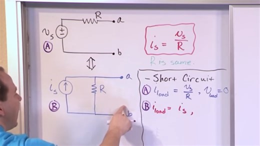 01 - Source Transformations, Part 1 (Engineering Circuits) - Engineering Circuits - Vol 3 - Thevenin & Norton Circuits - Math Tutor Public Gallery