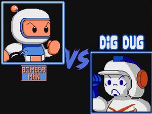 【MUGEN】炸弹人VS Dig Dug