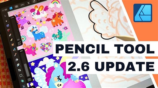 Affinity Designer 2.6 update: The Pencil Tool finally feels natural! 🎉
