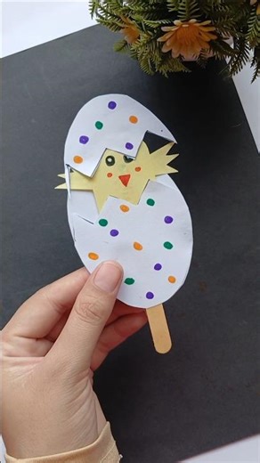 Easy Fun Easter Egg 🐣| Kids crafts #trending #funny #story #craft #kids
