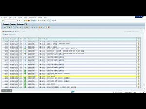 SAP Select/Delete transports in STMS