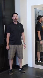 This Secret Mirror Door Kit is a game-changer. Easy to assemble — in just a few hours, you’ll have a hidden door to stash valuables, pew pews, or a bat cave. Shop at hiddendoorstore.com. #HiddenDoorStore #SecretDoor | Hidden Door Store Creative Home Engineering