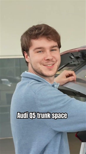 The audi Q5 trunk space!