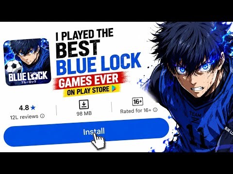 I Played The Best BLUE LOCK Games Ever On Playstore ✅
