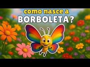 A História da Borboleta Lili 🦋 | Ciclo da Vida da Borboleta para Crianças