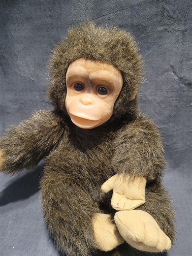 HOSUNG MONKEY PUPPET Plush Stuffed Animal With Squeaker - Etsy