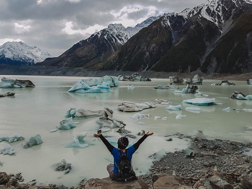 Tasman Glacier Walk & Lake View in Mount Cook National Park