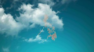 Download philippines country map with zoom in Realistic Clouds Fly Through. camera zoom in sky effect on philippines map. Background Suitable for Corporate Intros, Tourism, Presentations. for free