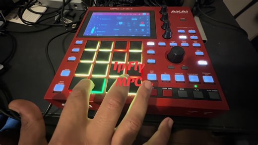 Ip Fly making a beat on his MPC One Plus. #mpc #musicproducer #beats #hiphop #fullsailuniversity