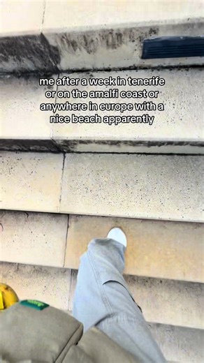 what is it with beachy destinations in europe and their endless steps 😭 #heatedrivalry #connorstorrie #tenerife #travel #traveltok