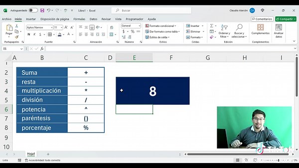 Las fórmulas son una herramienta fundamental en Excel para realizar cálculos y automatizar procesos. Además, son la base de las funciones. En esta oportunidad, te invito a ver ejemplos de cálculos utilizando cada operador aritmético. También aprenderás sobre la prioridad de operaciones, lo que te permitirá realizar desde los cálculos más simples hasta los más complejos. No te pierdas este video y cuéntame qué te pareció. ¡Estoy seguros de que te será de gran ayuda en tu trabajo diario con Excel!