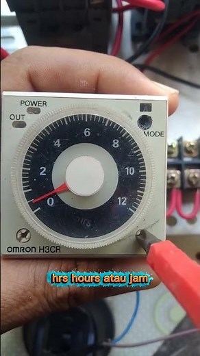 Cara Seting timer Omron type H3CR