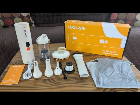 OXILAM Handheld 4 in 1 Cordless Car Vacuum Cleaner Review