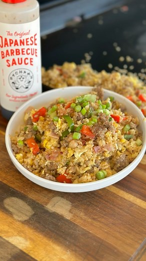 2.1M views · 161K reactions | Breakfast Fried Rice on the griddle this morning! Big ole shout out to @cjfrazier over @blackstoneproducts for the inspiration! This is by far my favorite fried rice of all the fried rices I have fried! @trybachans #blackstone #friedrice #breakfast #bacon #foodporn #reels #reelsinstagram #reelsvideo #smokehousenick | Nicholas Perrone | Facebook