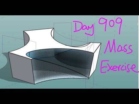 Revit Exercise (Day 909) - Mass Exercise