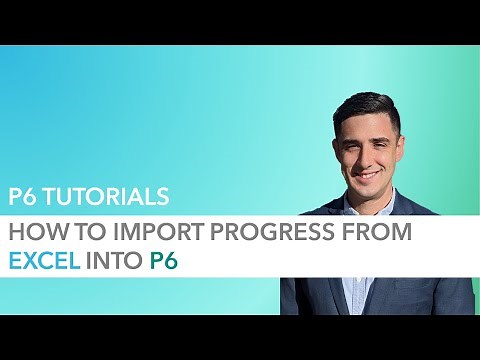 Import Progress from Excel to Primavera P6