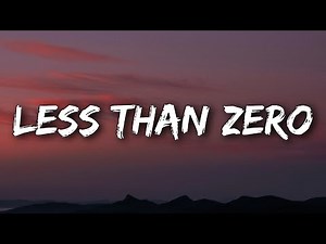 The Weeknd - Less Than Zero (Lyrics)